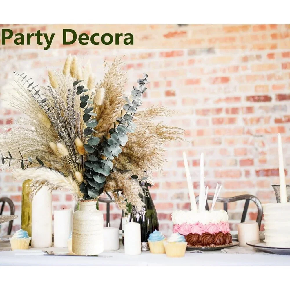 Lavender And Eucalyptus Dried Flower Arrangements For Western Boho Decor
